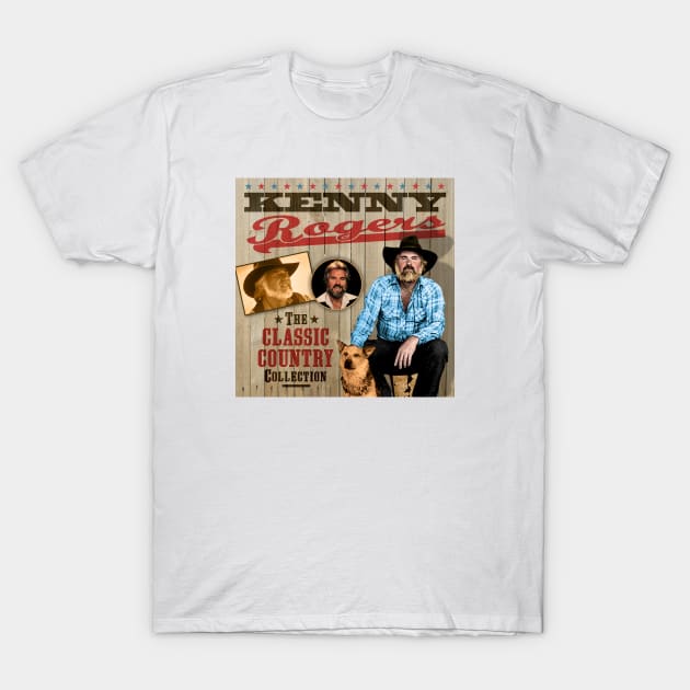 Kenny Rogers - The Classic Country Collection T-Shirt by PLAYDIGITAL2020